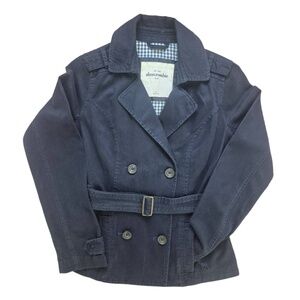 Abercrombie Kids Pea Coat trench coat Girls Navy Classic kids Fall Fashion XL